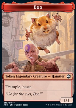Boo Token (Red 1/1) - Adventures in the Forgotten Realms: Extras (Token) [XAFR-T10]