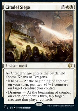 Citadel Siege - Commander: Innistrad: Midnight Hunt (Rare) [MIC-81]