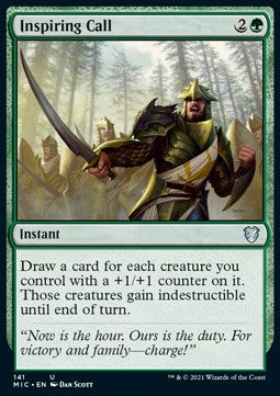 Inspiring Call - Commander: Innistrad: Midnight Hunt (Uncommon) [MIC-141]
