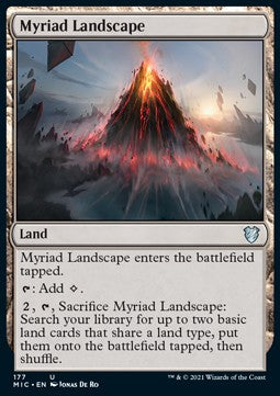 Myriad Landscape - Commander: Innistrad: Midnight Hunt (Uncommon) [MIC-177]