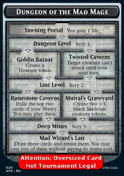 Dungeon of the Mad Mage - Adventures in the Forgotten Realms: Extras (Token) [XAFR-T20]