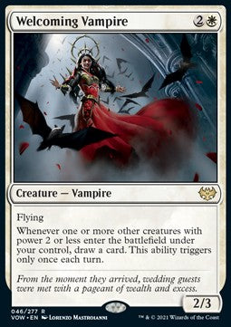 Welcoming Vampire - Innistrad: Crimson Vow (Rare) [VOW-46]