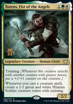 Torens, Fist of the Angels (V.1) - Innistrad: Crimson Vow: Promos (Rare) [PVOW-249]