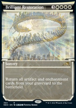Brilliant Restoration (V.1) - Kamigawa: Neon Dynasty: Extras (Rare) [XNEO-363]