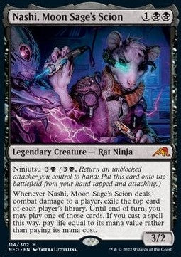 Nashi, Moon Sage's Scion - Kamigawa: Neon Dynasty (Mythic) [NEO-114]