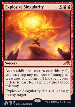 Explosive Singularity - Kamigawa: Neon Dynasty (Mythic) [NEO-140]