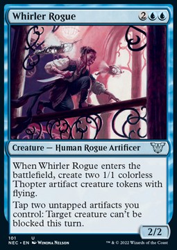 Whirler Rogue - Commander: Kamigawa: Neon Dynasty (Uncommon) [NEC-101]