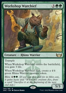 Workshop Warchief - Streets of New Capenna (Rare) [SNC-165]