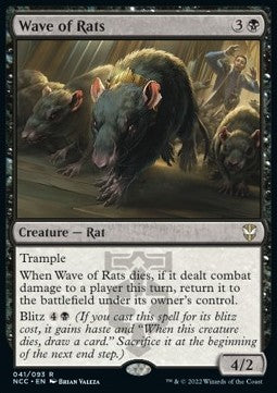 Wave of Rats - Commander: Streets of New Capenna (Rare) [NCC-41]