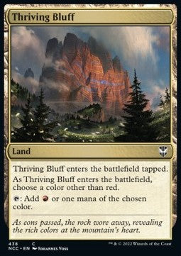 Thriving Bluff - Commander: Streets of New Capenna (Common) [NCC-438]