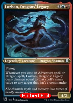 Lozhan, Dragons' Legacy (V.1) - Commander Legends: Battle for Baldur's Gate: Extras (Uncommon) [XCLB-539]