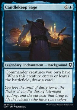 Candlekeep Sage - Commander Legends: Battle for Baldur's Gate (Common) [CLB-60]