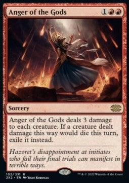 Anger of the Gods - Double Masters 2022 (Rare) [2X2-102]