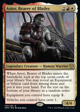 Astor, Bearer of Blades - Dominaria United (Rare) [DMU-194]