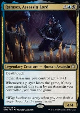 Ramses, Assassin Lord - Commander: Dominaria United (Rare) [DMC-39]