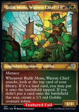 Rulik Mons, Warren Chief (V.2) - Dominaria United: Extras (Uncommon) [XDMU-357]