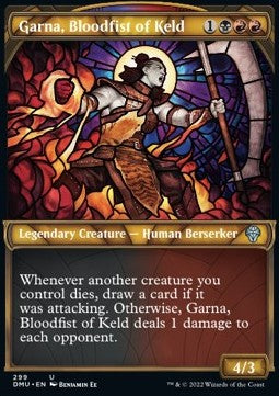 Garna, Bloodfist of Keld (V.1) - Dominaria United: Extras (Uncommon) [XDMU-299]