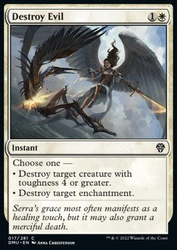 Destroy Evil - Dominaria United (Common) [DMU-17]