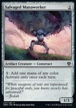 Salvaged Manaworker - Dominaria United (Common) [DMU-237]