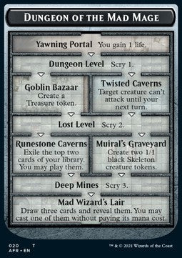 Dungeon of the Mad Mage // Tomb of Annihilation - Adventures in the Forgotten Realms: Extras (Token) [XAFR-T 20/22]