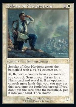 Scholar of New Horizons - Commander: The Brothers' War (Rare) [BRC-6]