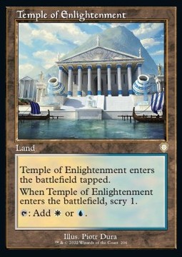 Temple of Enlightenment - Commander: The Brothers' War (Rare) [BRC-206]
