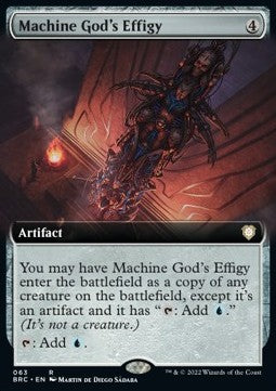Machine God's Effigy - Commander: The Brothers' War: Extras (Rare) [XBRC-63]