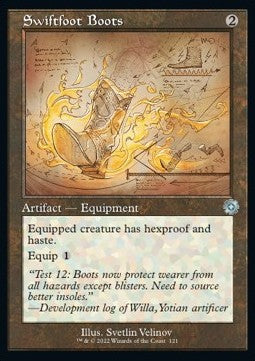 Swiftfoot Boots (V.2) - Retro Frame Artifacts (Uncommon) [BRR-121]