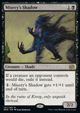 Misery's Shadow - The Brothers' War (Rare) [BRO-107]