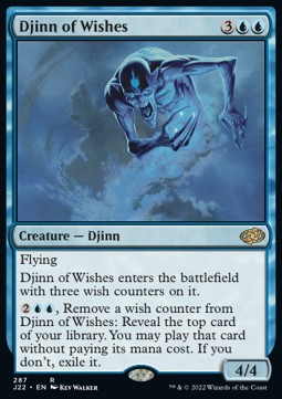 Djinn of Wishes - Jumpstart 2022 (Rare) [J22-287]