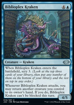 Biblioplex Kraken - Jumpstart 2022 (Uncommon) [J22-10]