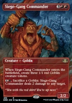 Siege-Gang Commander (V.2) - Dominaria Remastered: Extras (Rare) [XDMR-436]