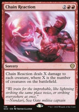 Chain Reaction - Starter Commander Decks (Rare) [SCD-126]