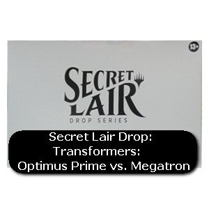 Secret Lair Drop Series: December Superdrop 2022: Transformers: Optimus Prime vs. Megatron - Secret Lair Drop Series: December Superdrop 2022 (Special)