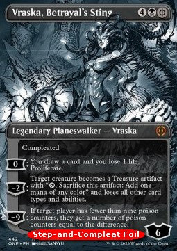 Vraska, Betrayal's Sting (V.4) - Phyrexia: All Will Be One: Extras (Mythic) [XONE-442]