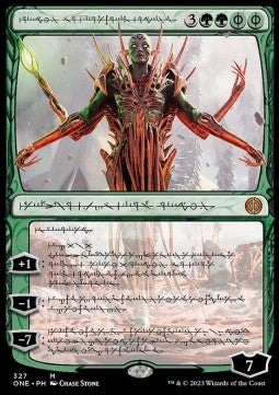 Nissa, Ascended Animist (V.1) - Phyrexia: All Will Be One: Extras (Mythic) [XONE-327]