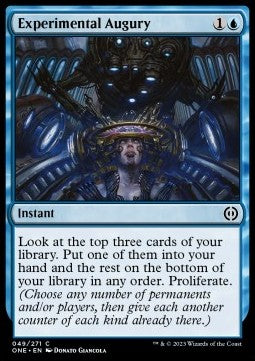 Experimental Augury - Phyrexia: All Will Be One (Common) [ONE-49]