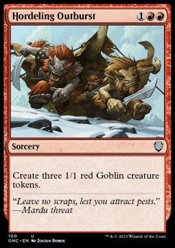 Hordeling Outburst - Commander: Phyrexia: All Will Be One (Uncommon) [ONC-100]