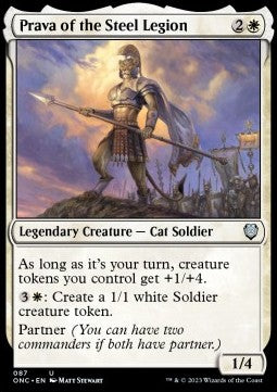 Prava of the Steel Legion - Commander: Phyrexia: All Will Be One (Uncommon) [ONC-87]