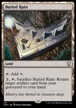 Buried Ruin - Commander: Phyrexia: All Will Be One (Uncommon) [ONC-147]