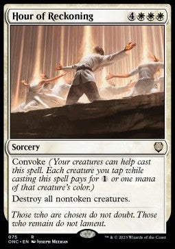 Hour of Reckoning - Commander: Phyrexia: All Will Be One (Rare) [ONC-75]