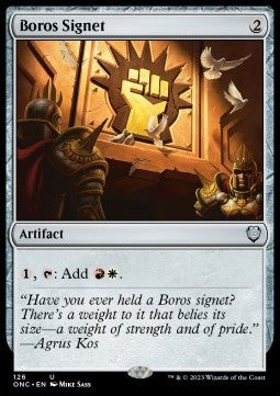 Boros Signet - Commander: Phyrexia: All Will Be One (Uncommon) [ONC-126]
