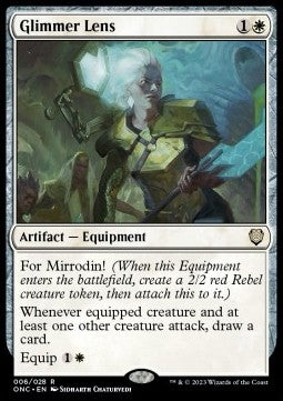 Glimmer Lens - Commander: Phyrexia: All Will Be One (Rare) [ONC-6]
