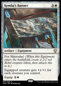 Kemba's Banner - Commander: Phyrexia: All Will Be One (Rare) [ONC-7]