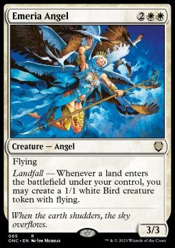 Emeria Angel - Commander: Phyrexia: All Will Be One (Rare) [ONC-65]