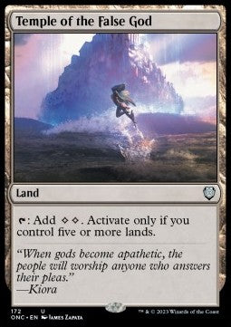Temple of the False God - Commander: Phyrexia: All Will Be One (Uncommon) [ONC-172]