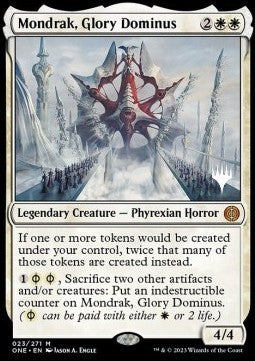 Mondrak, Glory Dominus (V.2) - Phyrexia: All Will Be One: Promos (Mythic) [PONE-23]