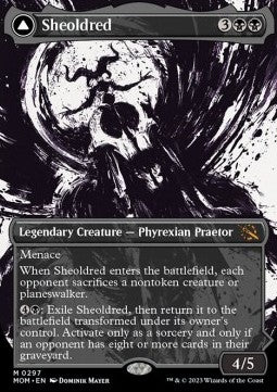 Sheoldred // The True Scriptures (V.1) - March of the Machine: Extras (Mythic) [XMOM-297]