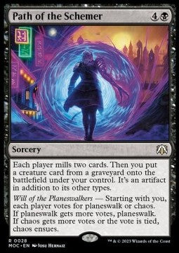 Path of the Schemer - Commander: March of the Machine (Rare) [MOC-28]
