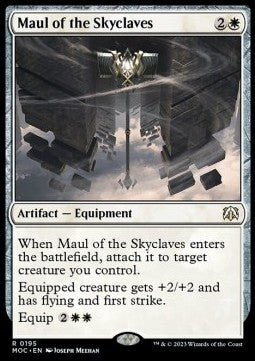 Maul of the Skyclaves - Commander: March of the Machine (Rare) [MOC-195]